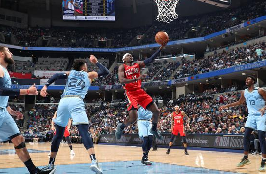 灰熊主场116-126负鹈鹕 莺歌25分霍勒迪36分莫兰特16+9 灰熊主场116-126负鹈鹕 莺歌25分霍勒迪36分莫兰特16+9