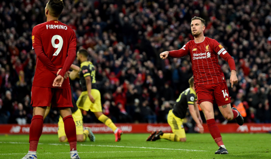 英超-利物浦4-0南安普敦 萨拉赫2球菲尔米诺3助攻 英超-利物浦4-0南安普敦 萨拉赫2球菲尔米诺3助攻