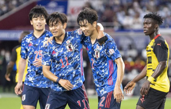 麒麟杯-日本全场压制4-1大胜加纳 久保健英、三笘薫进球 麒麟杯-日本全场压制4-1大胜加纳 久保健英、三笘薫进球