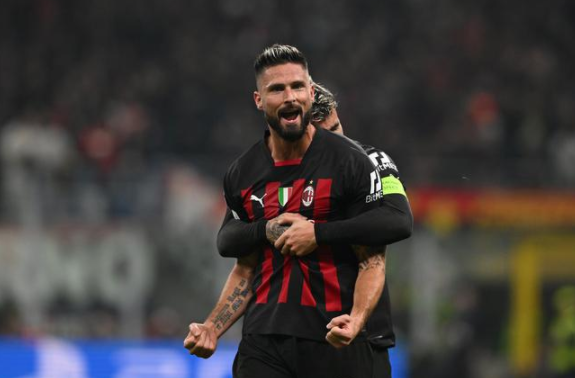 欧冠-AC米兰4-0萨尔茨堡时隔9年晋级16强 吉鲁2射2传独造4球 欧冠-AC米兰4-0萨尔茨堡时隔9年晋级16强 吉鲁2射2传独造4球
